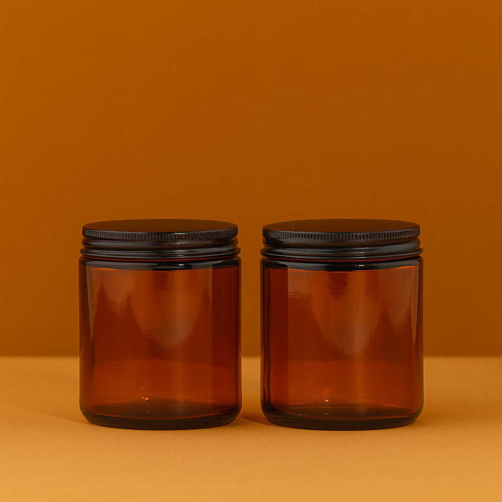 Amber Jar 250ml – Pack of 2, 6, or 12