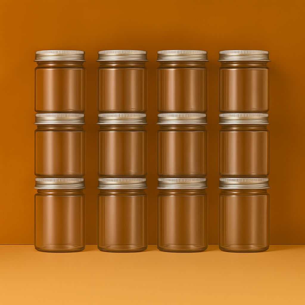 Clear Jar 100 ml – Pack of 2, 6, or 12 Jars