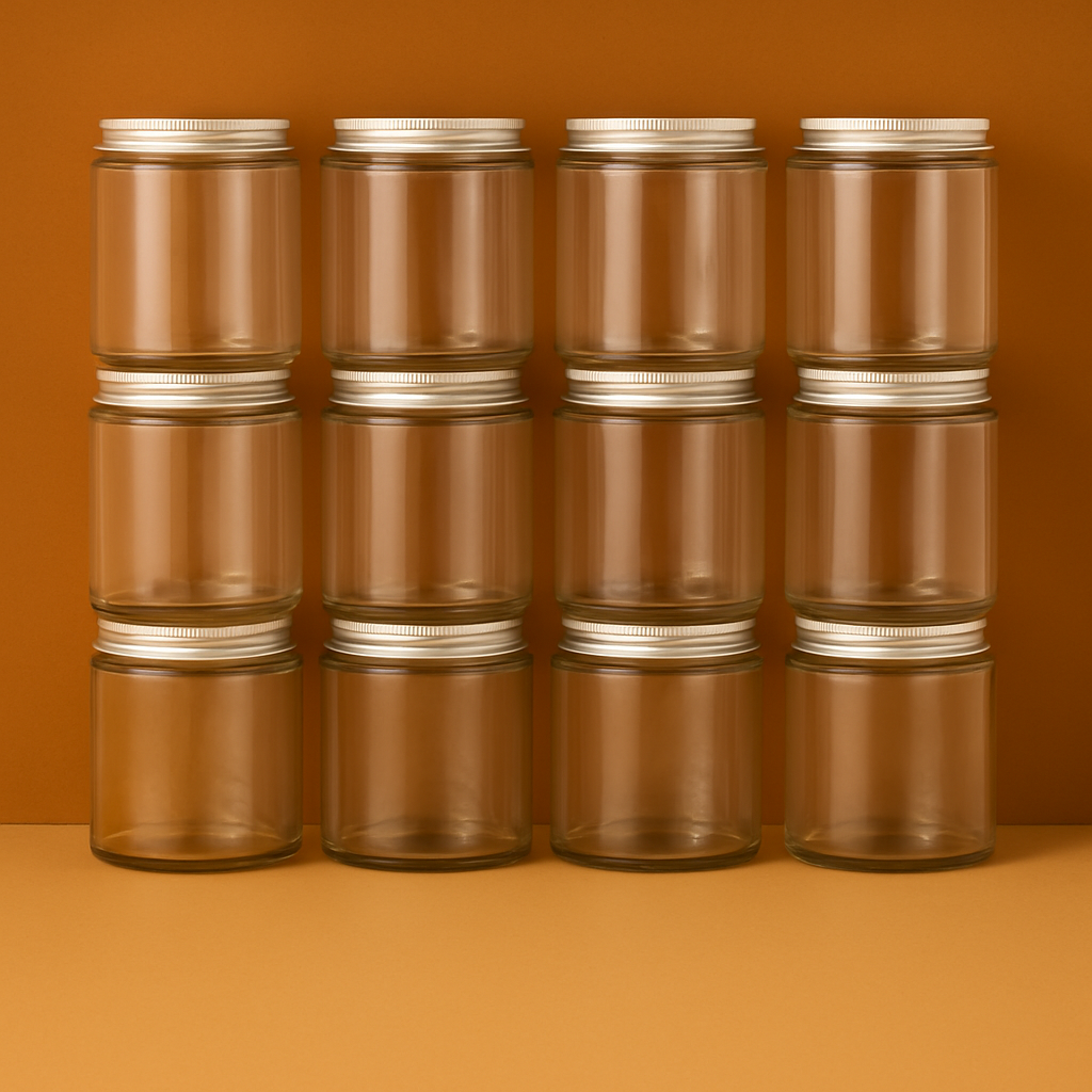 Clear Jar 250ml – Pack of 2, 6, or 12 Jars
