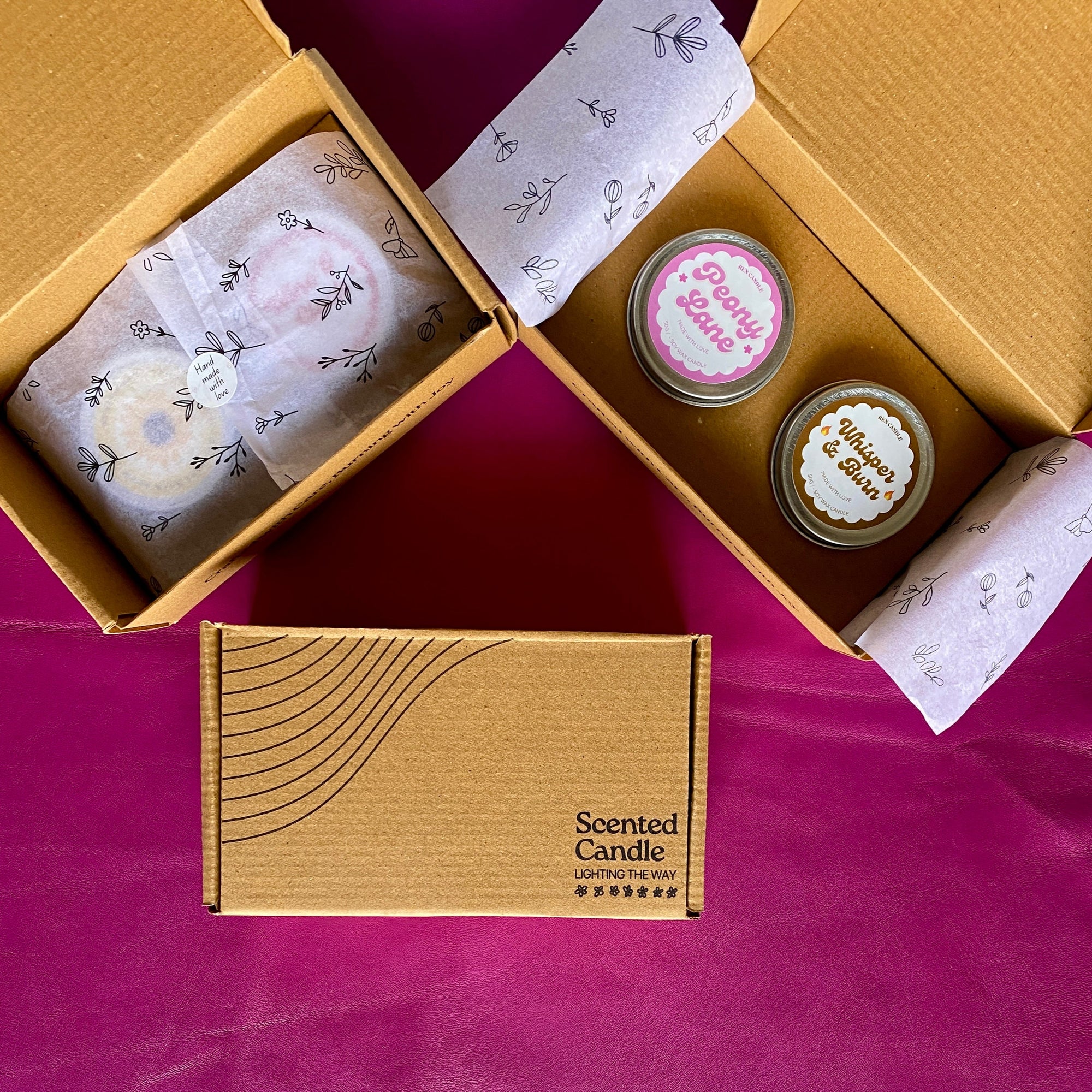Tin Candle Gift Box