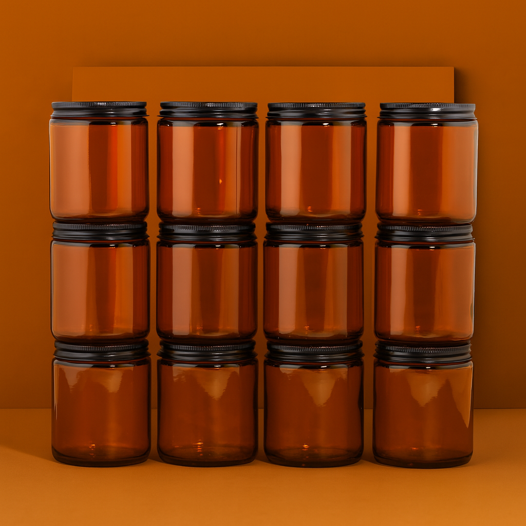 Amber Jar 250ml – Pack of 2, 6, or 12