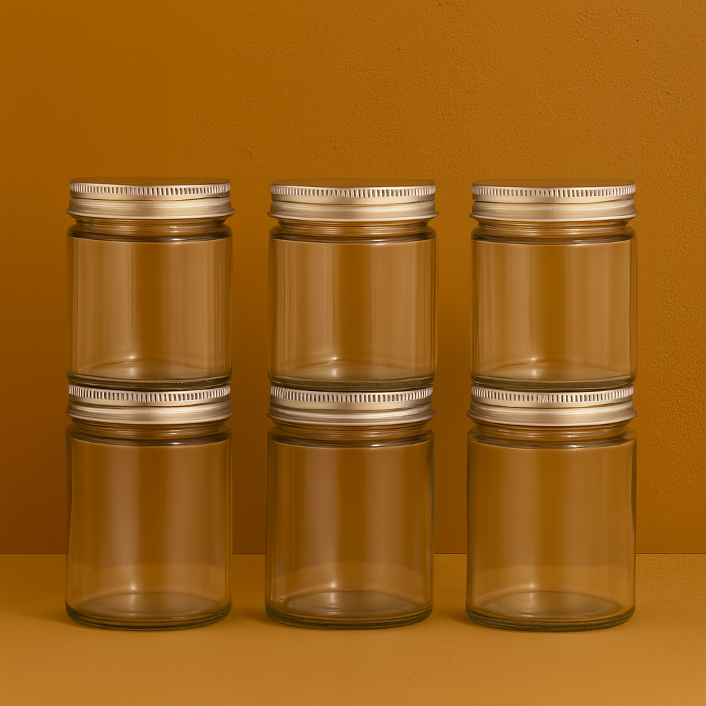 Clear Jar 100 ml – Pack of 2, 6, or 12 Jars