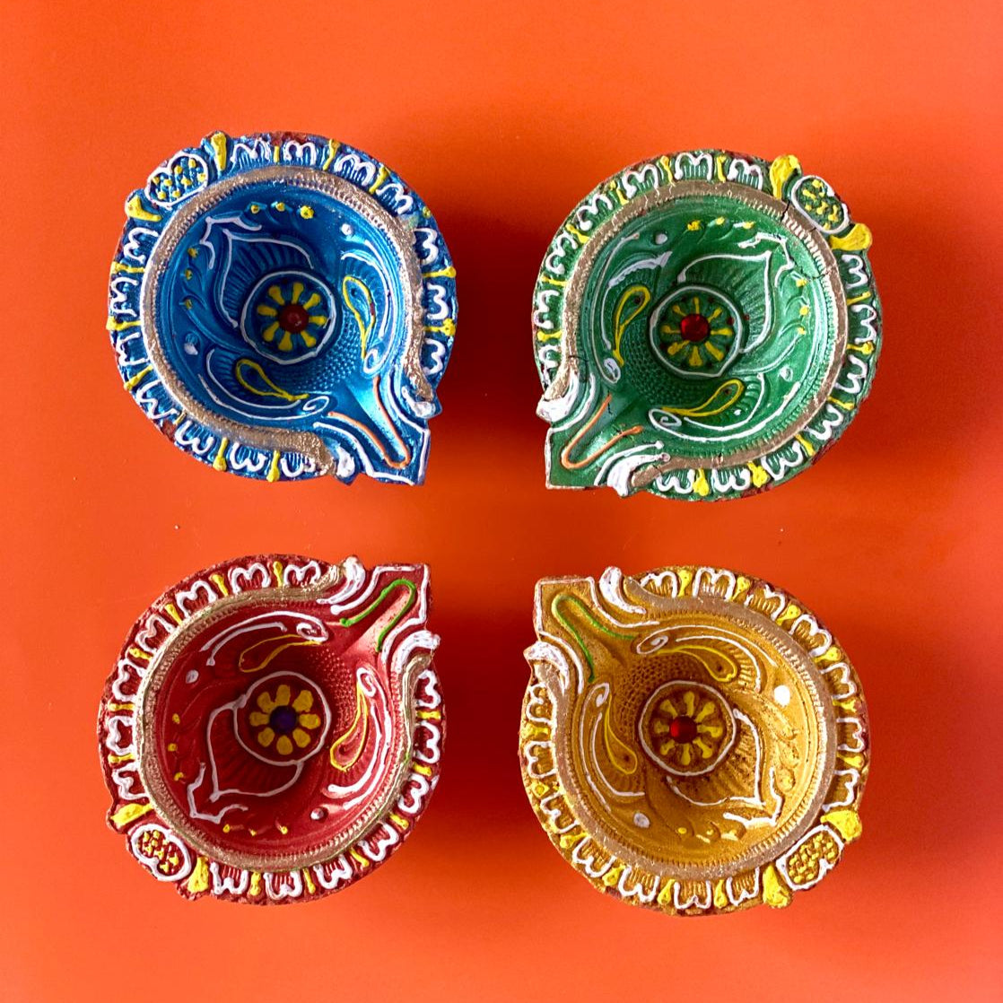 Diwali Supply Diyas – Handcrafted Candle Holders