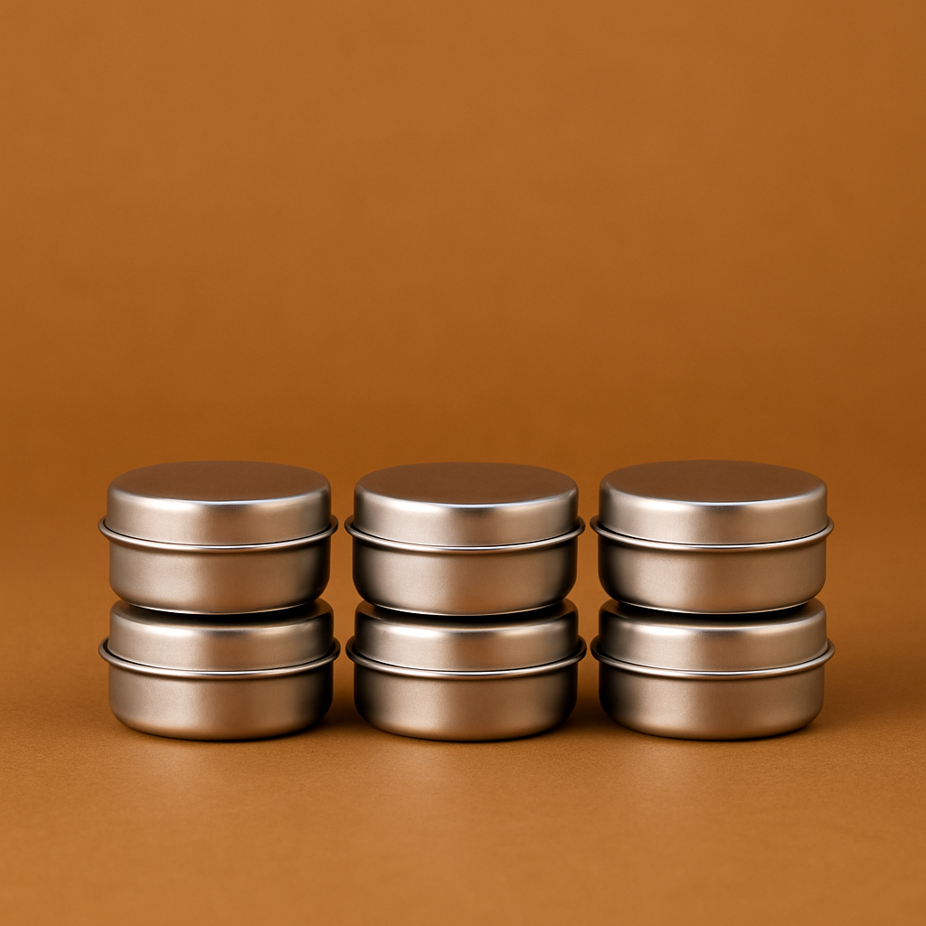 Mini Tin Jar 40ml – Pack of 2, 6, or 12 Jars