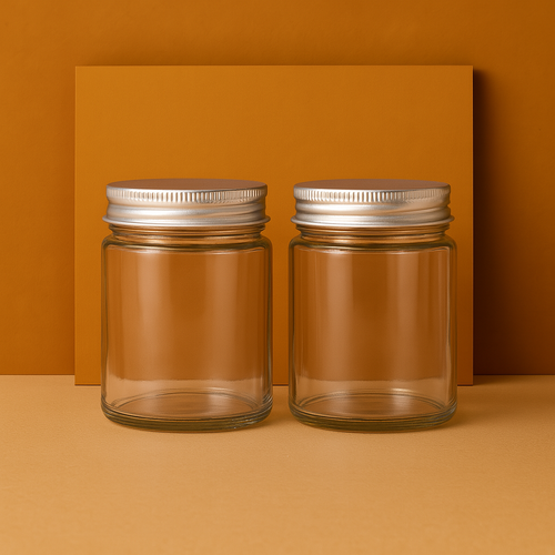 Clear Jar 100 ml – Pack of 2, 6, or 12 Jars