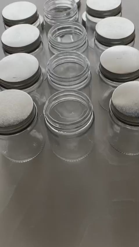 Clear Jar 100 ml – Pack of 2, 6, or 12 Jars