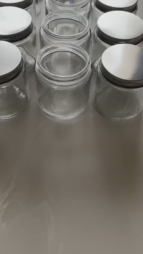 Clear Jar 250ml – Pack of 2, 6, or 12 Jars