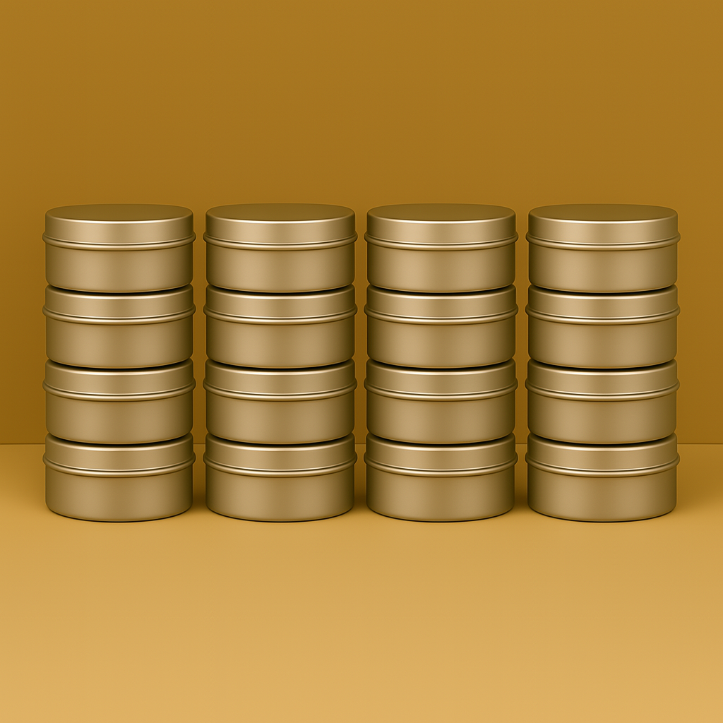 Tin Jar 70ml – Pack of 2, 6, or 12 Jars