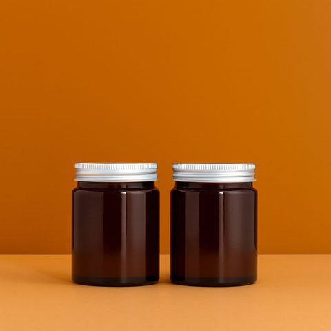 Amber Jar 100ml - Pack of 2, 6, or 12 Jars