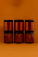 Amber Jar 250ml - Pack of 2, 6, or 12