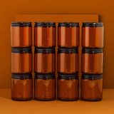 Amber Jar 250ml - Pack of 2, 6, or 12