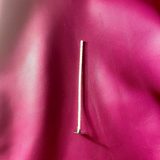 Flat Wick (10 cm) - Pre-Waxed | For Small & Medium Jar Candles